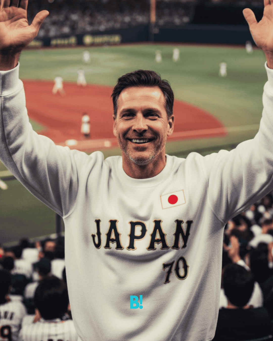 JAPAN 70 BASEBALL SWEATER