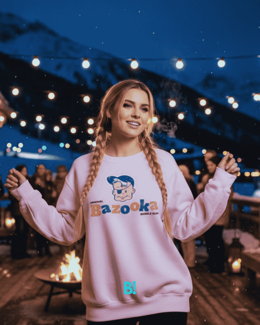BAZOOKA JOE CLUB SWEATER