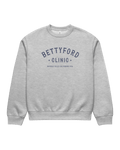 Betty Ford Clinic Heavy Sweater showcasing classic Beverly Hills design and comfy unisex style.