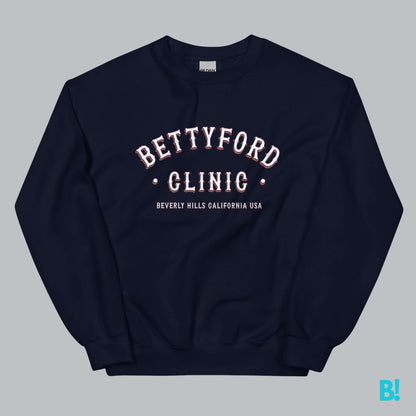 Experience a blend of retro charm and modern comfort with the Betty Ford Clinic Sweater. Inspired by iconic vintage designs, this cozy sweater brings a timeless, effortlessly cool vibe to your wardrobe. 