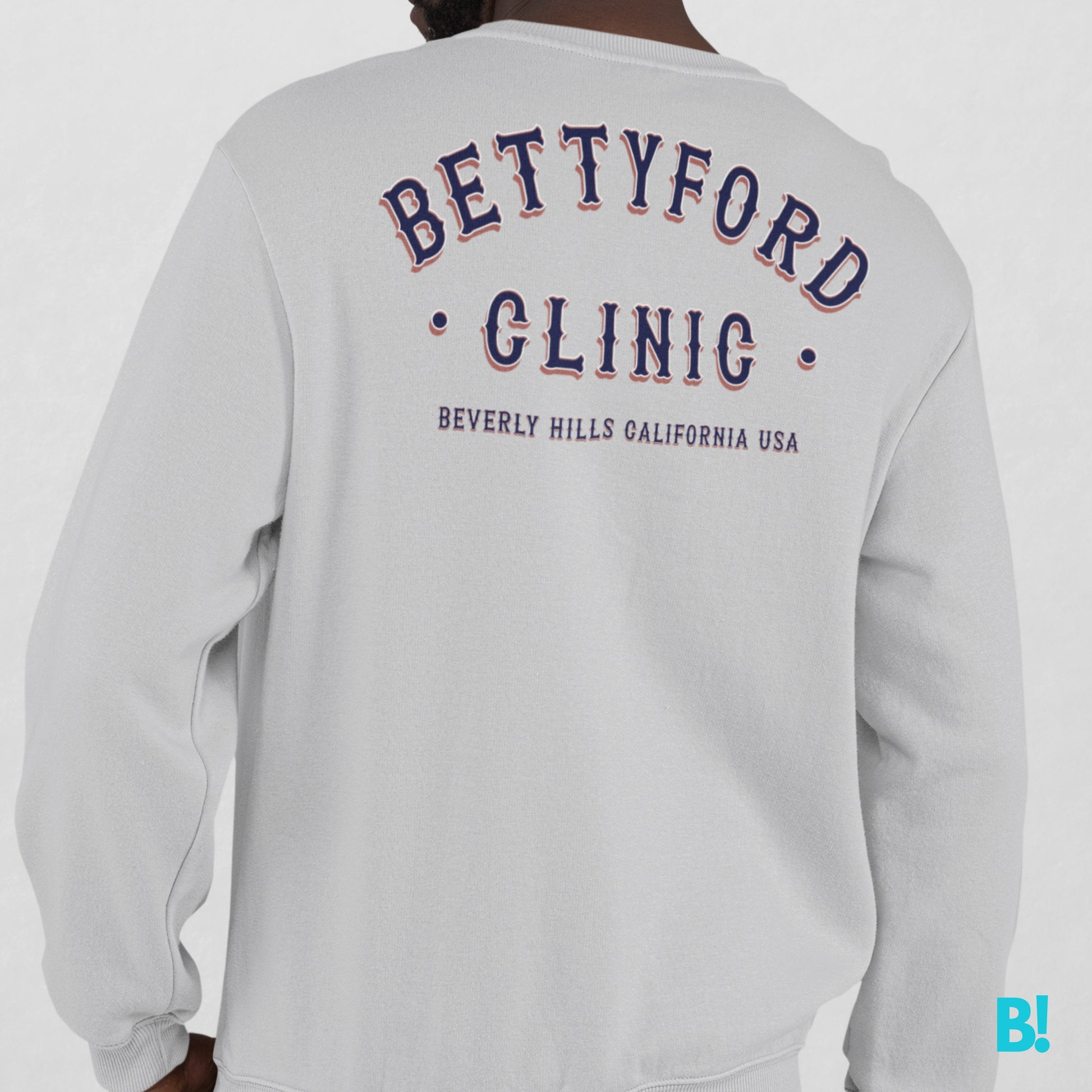 BFC BEVERLY HILLS Wrap yourself in comfort with the Classic "Betty Ford Clinic Beverly Hills" Sweater, featuring a timeless design by BinkyComfywear. Made from a 50/50 blend of pre-shrunk Cotton and Polyester this Sweater offers a Soft Feel & Perfect fit.