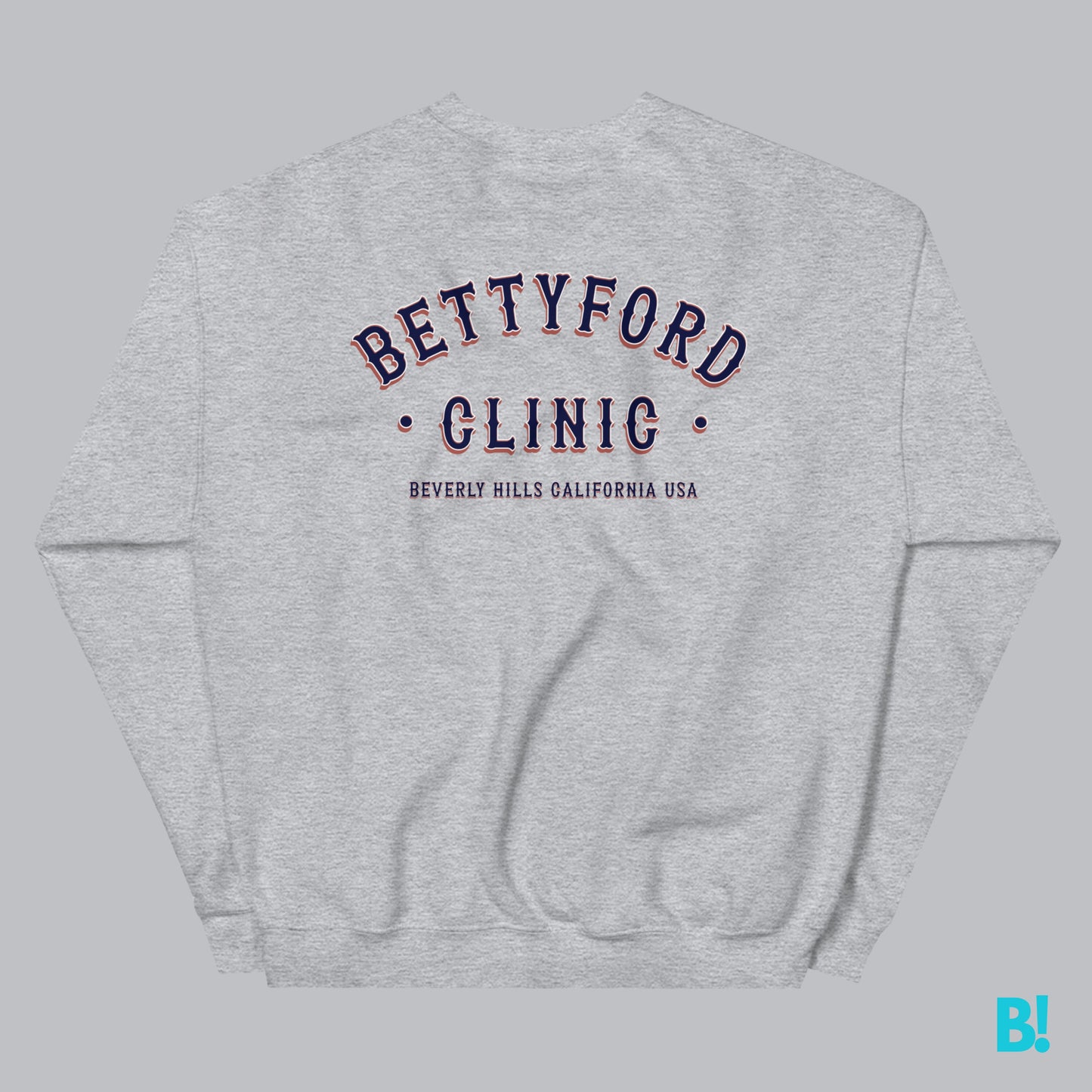 BFC BEVERLY HILLS Wrap yourself in comfort with the Classic "Betty Ford Clinic Beverly Hills" Sweater, featuring a timeless design by BinkyComfywear. Made from a 50/50 blend of pre-shrunk Cotton and Polyester this Sweater offers a Soft Feel & Perfect fit.