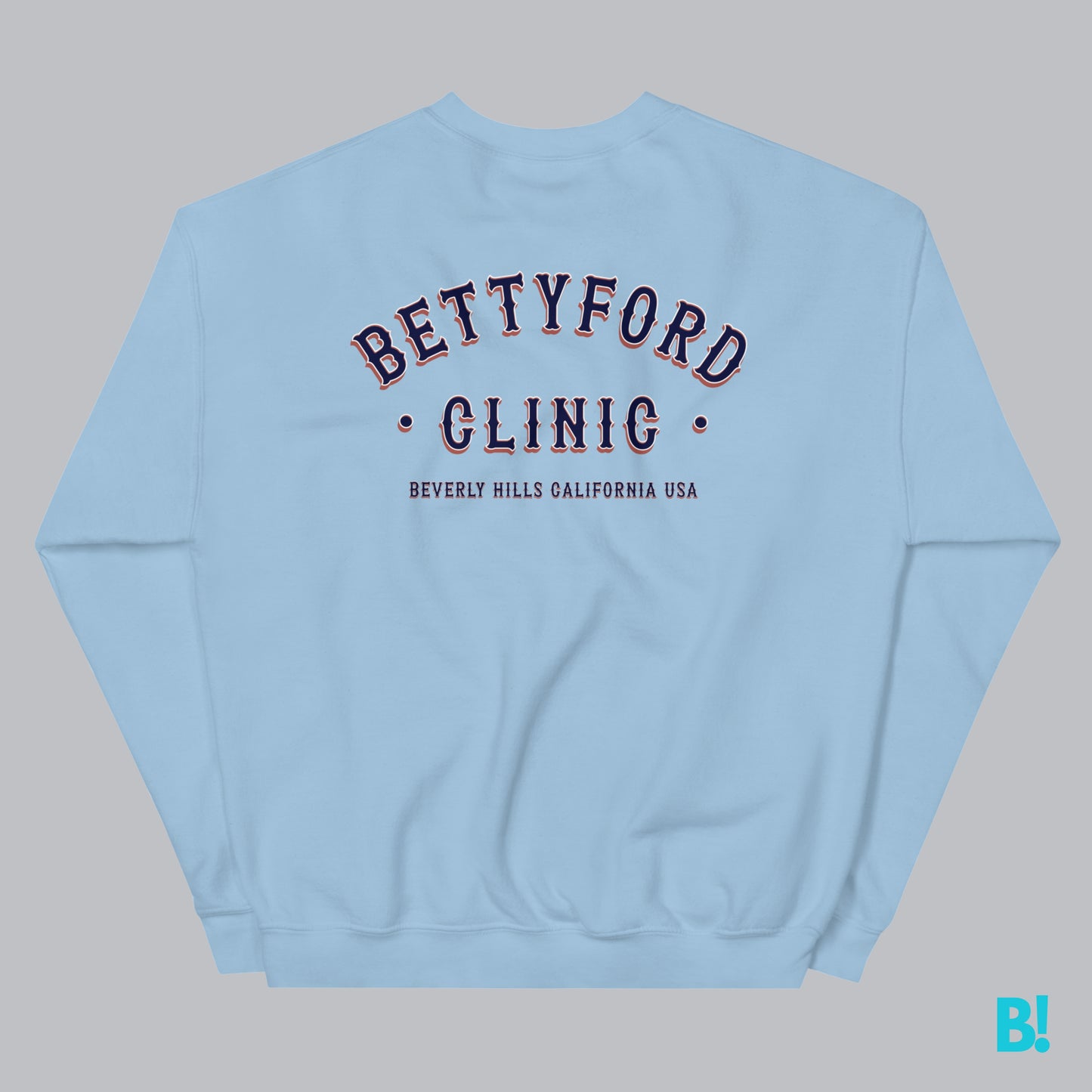 BFC BEVERLY HILLS Wrap yourself in comfort with the Classic "Betty Ford Clinic Beverly Hills" Sweater, featuring a timeless design by BinkyComfywear. Made from a 50/50 blend of pre-shrunk Cotton and Polyester this Sweater offers a Soft Feel & Perfect fit.