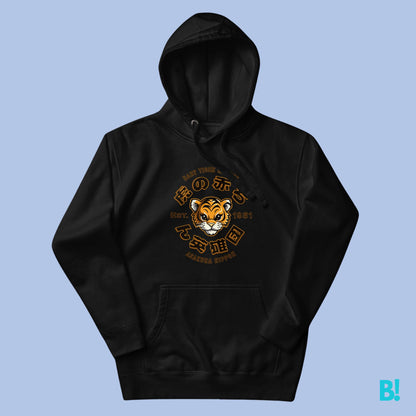 BABY TIGER HOODIE Elevate your style and express your affection for all things Tiger with inspiring our Fantasy Japanese Baby Tiger Heroes Baseball Club Hoodie, showcasing the enchanting design of 虎の赤ち ん英雄団 Stay comfy with our 100% Cotton-Faced hoodie, fe