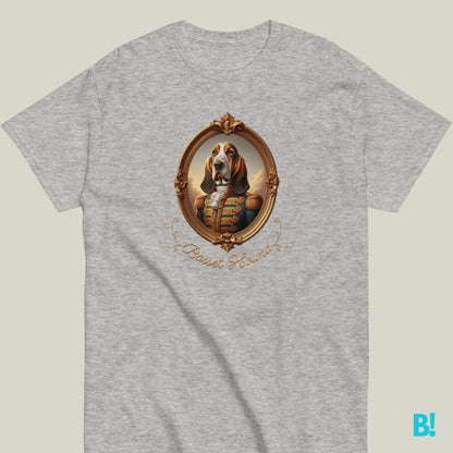 Charming Basset Hound Tee in 7 Colors | 100% Cotton Embrace charm with our Basset Hound portrait tee! Shop 100% cotton, unisex tees in 7 colors and sizes S-XXXL. Perfect fit guide included. €29.50 B!NKY Comfywear