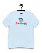 BAZOOKA JOE T-SHIRT featuring iconic Bazooka gum character on soft cotton fabric, perfect for nostalgic streetwear.