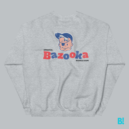 BAZOOKA JOE CLUB Comfy Sweater Omhul jezelf in comfort met de klassieke "Bazooka Joe Club" Sweater van BinkyComfywear. Gemaakt van een 50/50 blend van voorgekrompen katoen en polyester. €49.00 B!NKY Comfywear