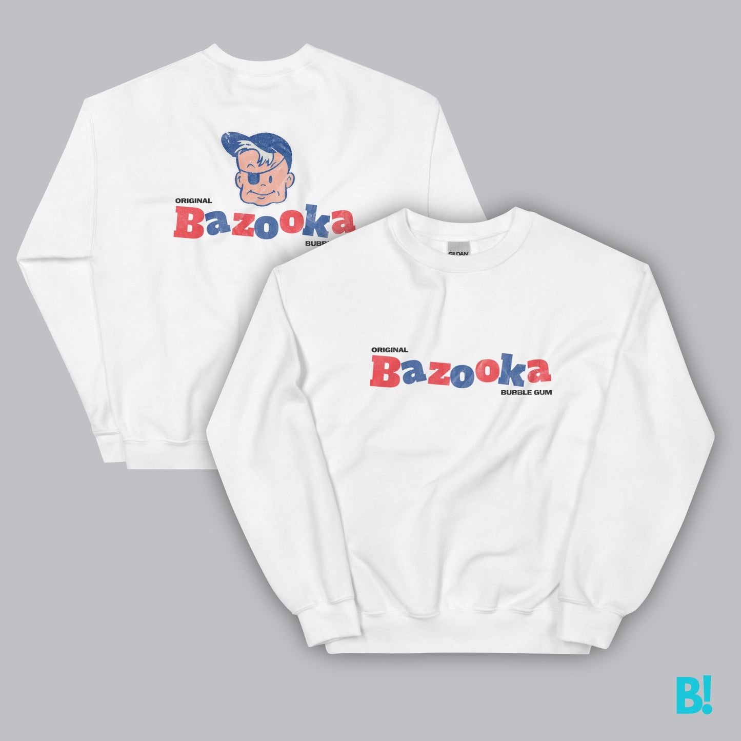 BAZOOKA JOE CLUB Comfy Sweater Omhul jezelf in comfort met de klassieke "Bazooka Joe Club" Sweater van BinkyComfywear. Gemaakt van een 50/50 blend van voorgekrompen katoen en polyester. €49.00 B!NKY Comfywear