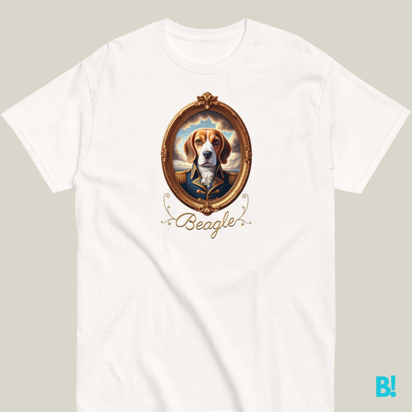 Beagle Napoleon Dog Portrait T-shirt – 100% Cotton Celebrate your Beagle with this exclusive Napoleon dog portrait T-shirt. Soft, comfy cotton in 7 color options. Perfect for dog lovers! €29.50 B!NKY Comfywear