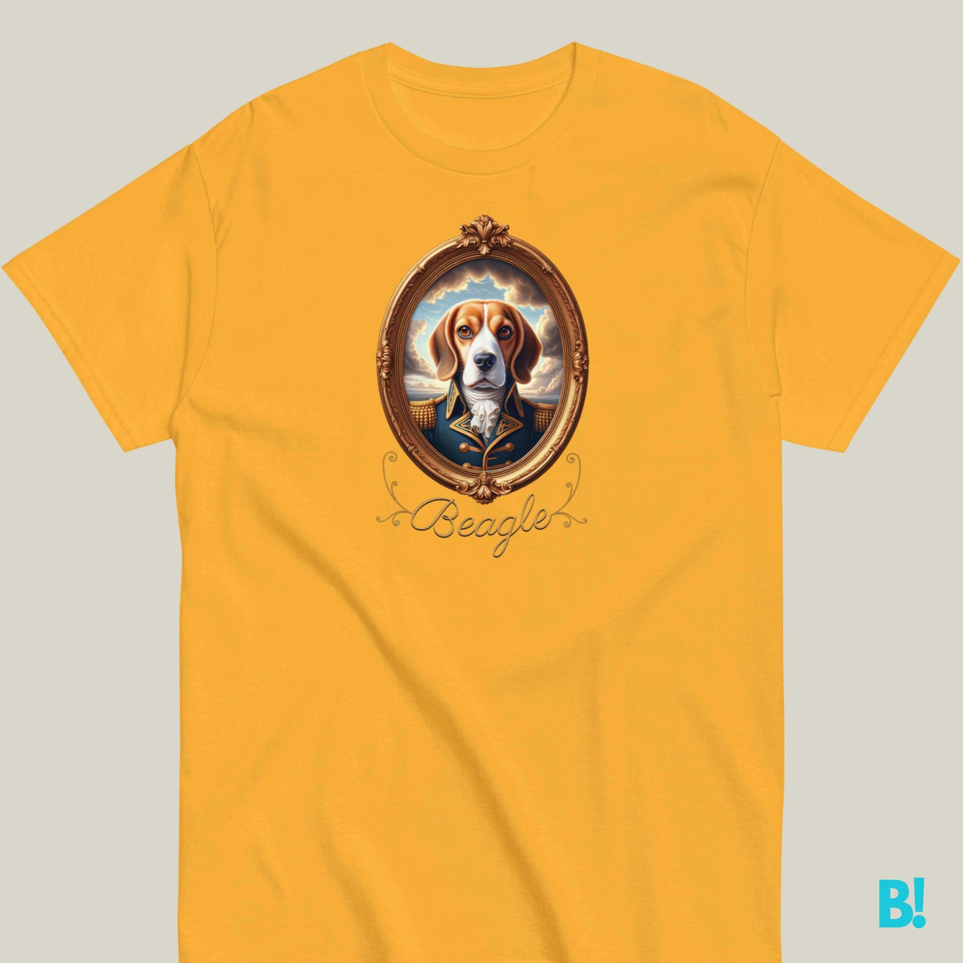 Beagle Napoleon Dog Portrait T-shirt – 100% Cotton Celebrate your Beagle with this exclusive Napoleon dog portrait T-shirt. Soft, comfy cotton in 7 color options. Perfect for dog lovers! €29.50 B!NKY Comfywear