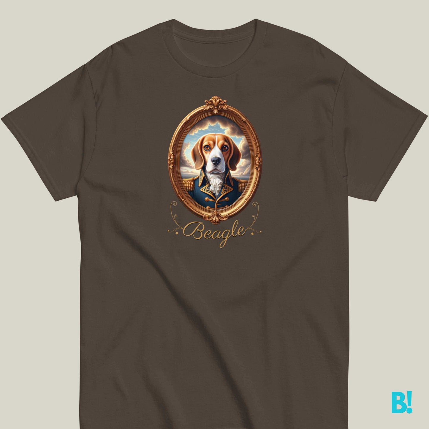 Beagle Napoleon Dog Portrait T-shirt – 100% Cotton Celebrate your Beagle with this exclusive Napoleon dog portrait T-shirt. Soft, comfy cotton in 7 color options. Perfect for dog lovers! €29.50 B!NKY Comfywear