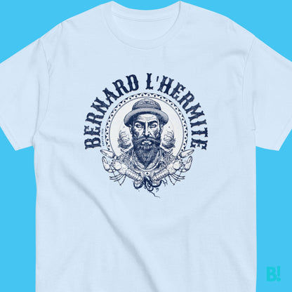 Bernard L'Hermite T-Shirt - Unisex, 100% Cotton Discover Bernard L'Hermite T-Shirt. 100% Cotton, 4 Colours, Sizes S-XXXL. Embrace French seaside charm and fashion exploration! Print design by DEPUIS 1970 €29.50 B!NKY Comfywear