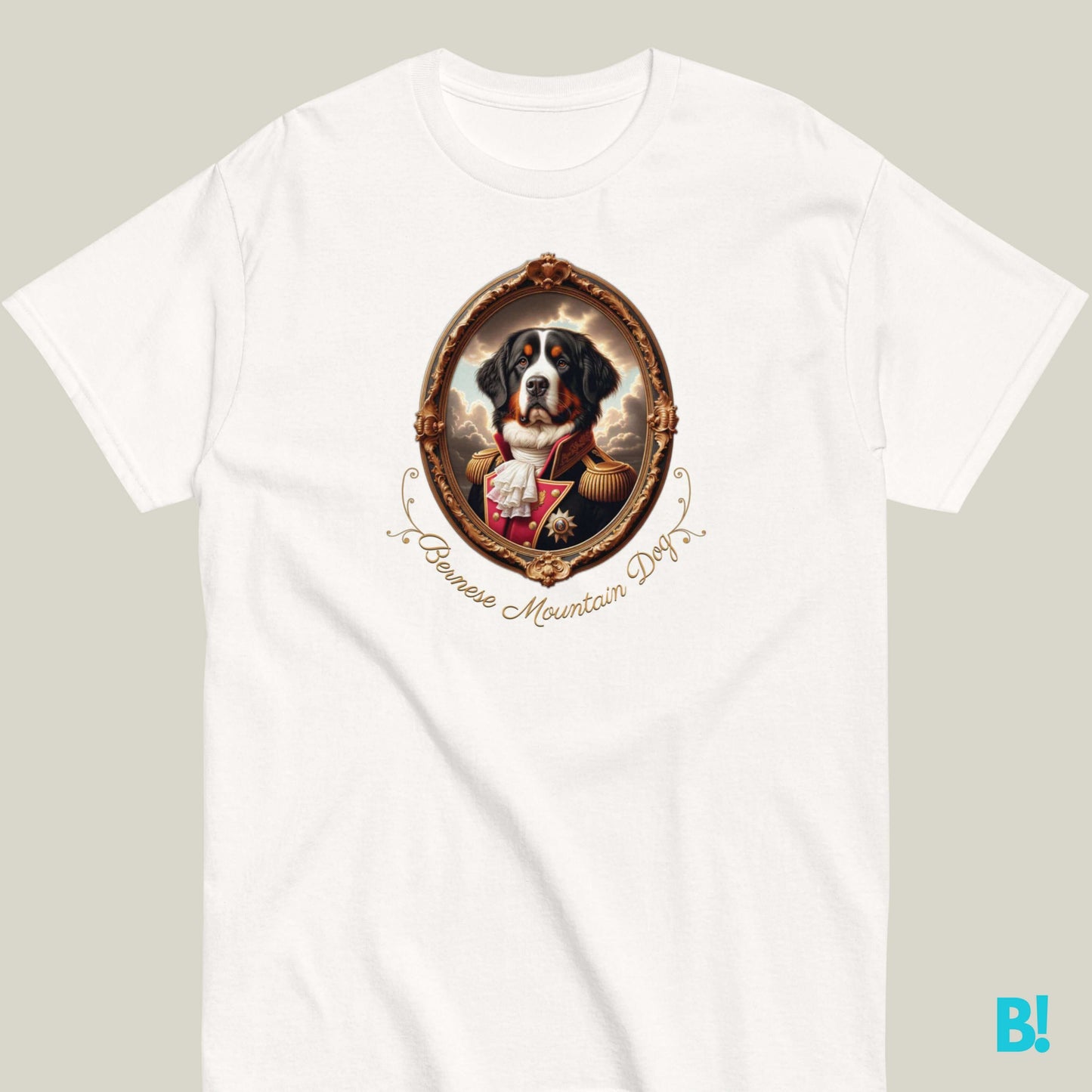 Bernese Mountain Dog Unisex T-Shirt | Shop Now Embrace the strength and loyalty of the Bernese Mountain Dog with our 100% cotton unisex tee. Available in 7 royal colors. Sizes S-XXXL. €29.50 B!NKY Comfywear