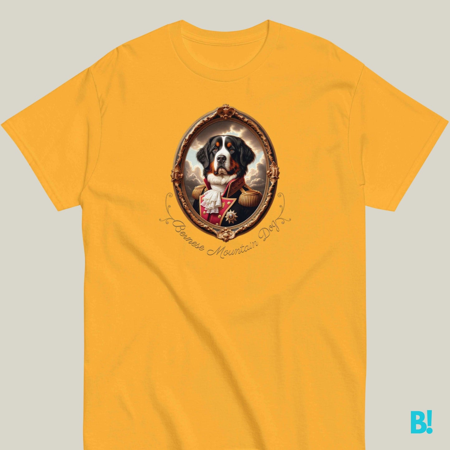 Bernese Mountain Dog Unisex T-Shirt | Shop Now Embrace the strength and loyalty of the Bernese Mountain Dog with our 100% cotton unisex tee. Available in 7 royal colors. Sizes S-XXXL. €29.50 B!NKY Comfywear