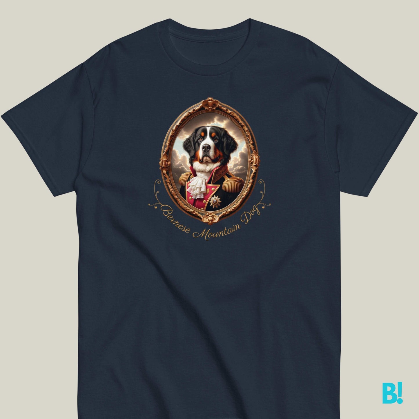 Bernese Mountain Dog Unisex T-Shirt | Shop Now Embrace the strength and loyalty of the Bernese Mountain Dog with our 100% cotton unisex tee. Available in 7 royal colors. Sizes S-XXXL. €29.50 B!NKY Comfywear