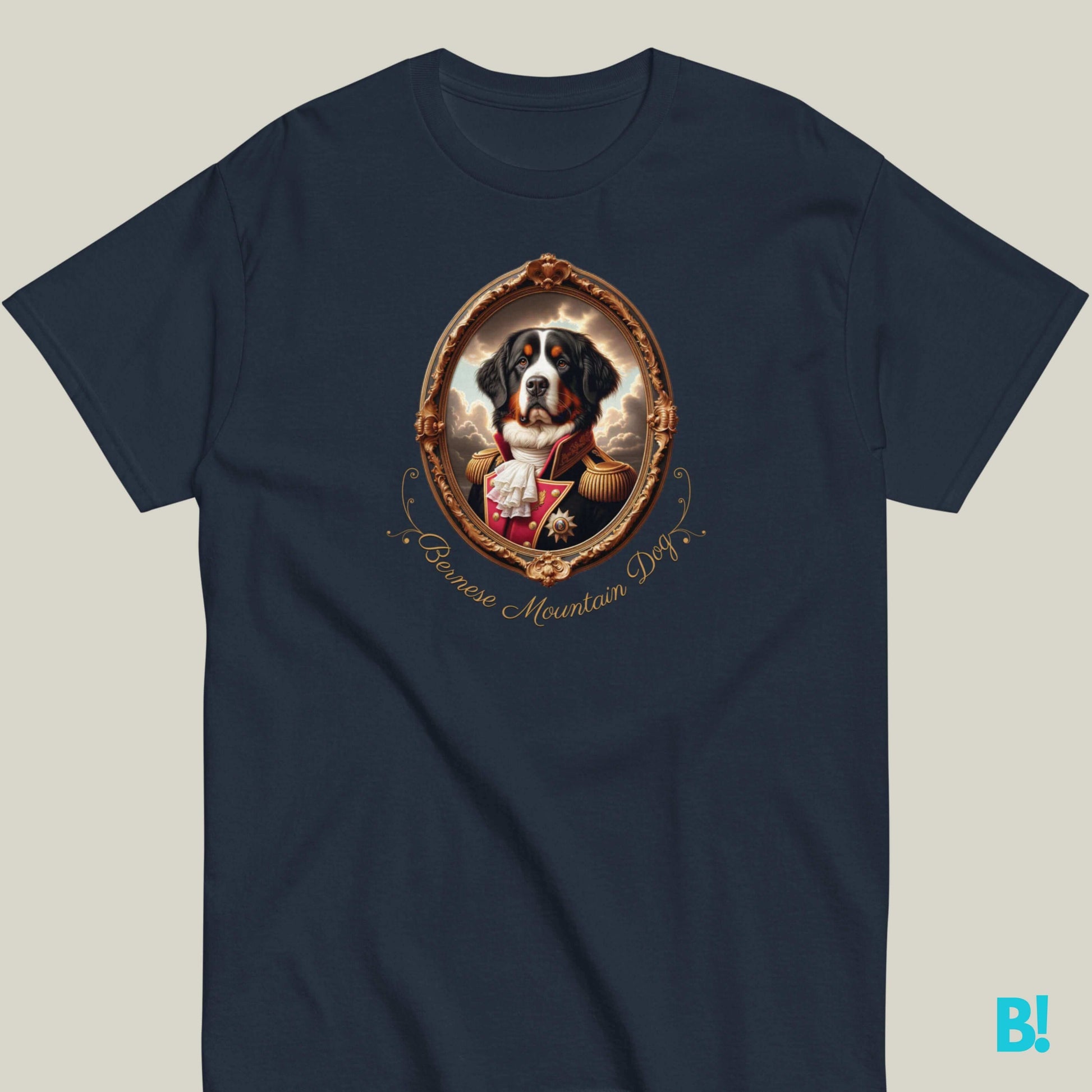 Bernese Mountain Dog Unisex T-Shirt | Shop Now Embrace the strength and loyalty of the Bernese Mountain Dog with our 100% cotton unisex tee. Available in 7 royal colors. Sizes S-XXXL. €29.50 B!NKY Comfywear