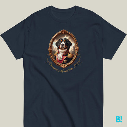 Bernese Mountain Dog T-shirt – Napoleon Dog Portrait Bernese Mountain Dog fans, this 100% cotton Napoleon portrait T-shirt is a must-have! Available in 7 colors for all dog lovers. €29.50 B!NKY Comfywear