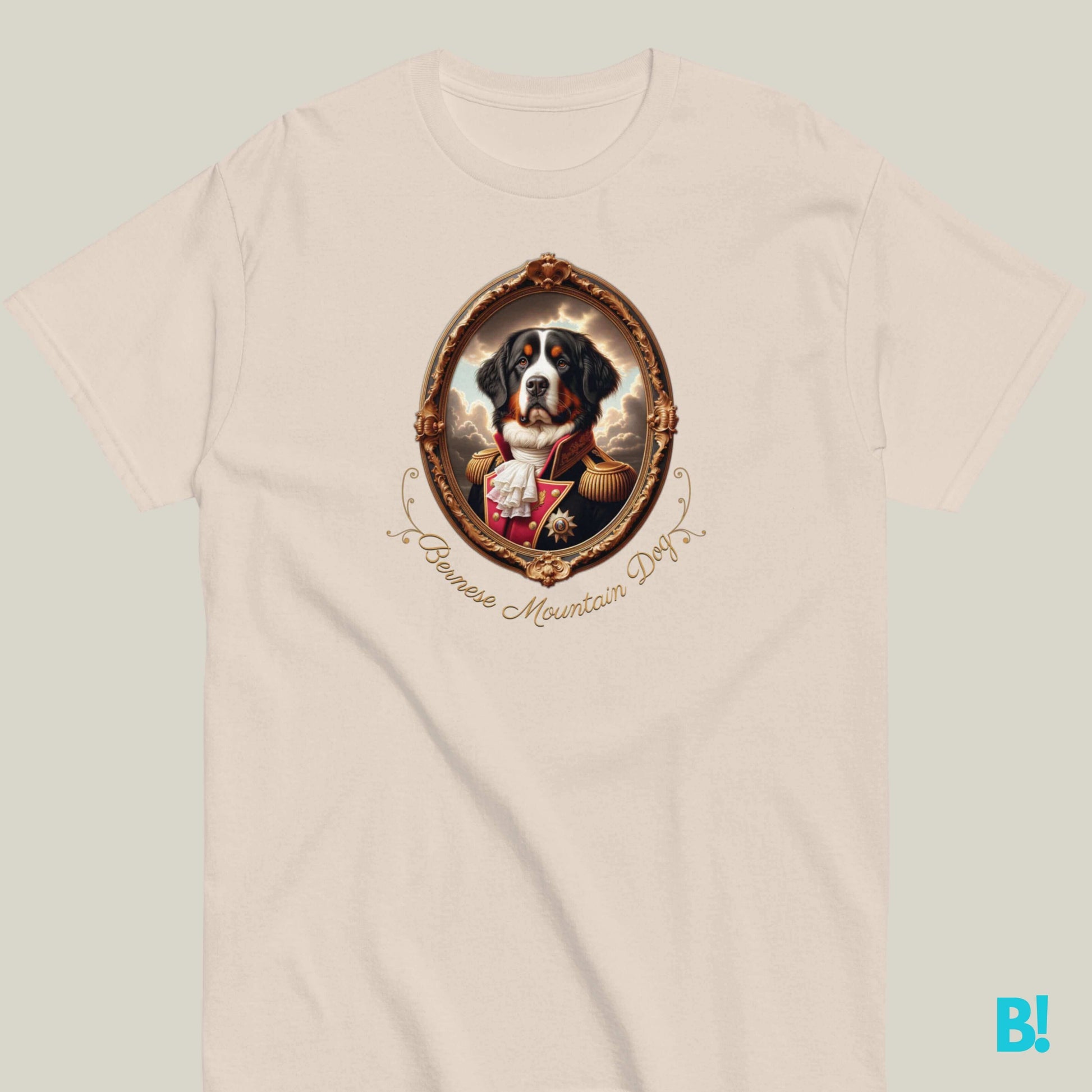 Bernese Mountain Dog Unisex T-Shirt | Shop Now Embrace the strength and loyalty of the Bernese Mountain Dog with our 100% cotton unisex tee. Available in 7 royal colors. Sizes S-XXXL. €29.50 B!NKY Comfywear