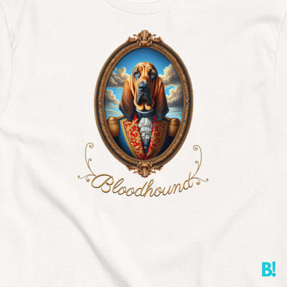 Bloodhound Napoleon Portrait T-shirt – 100% Cotton Love Bloodhounds? This Napoleon dog portrait T-shirt is perfect for you! 100% cotton, 7 colors available. Dog lovers, grab yours now! €29.50 B!NKY Comfywear