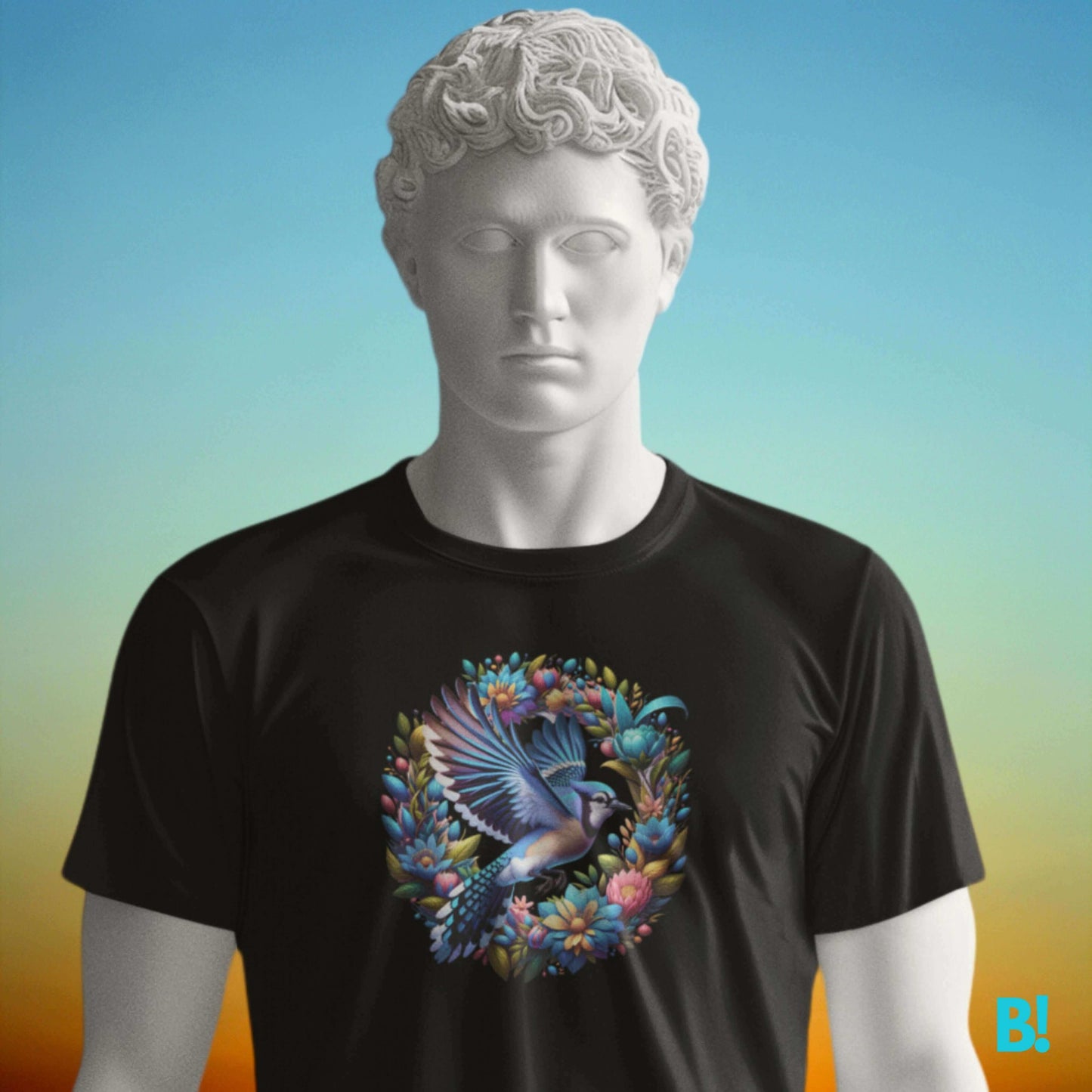 Blue Jay Tee: Soar in Style | Sizes S-XXXL Discover elegance & comfort with our Blue Jay Tee. 100% cotton, unisex, available in 6 colors & all sizes. Elevate your summer look! €29.50 B!NKY Comfywear