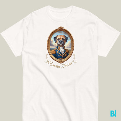 Border Terrier Napoleon Portrait T-shirt – 100% Cotton Show off your Border Terrier with this playful Napoleon dog portrait T-shirt. 100% cotton, 7 colors available. Dog lovers unite! €29.50 B!NKY Comfywear