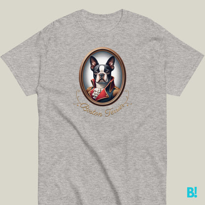 Boston Terrier Napoleon Dog T-shirt – 100% Cotton Love Boston Terriers? This Napoleon dog portrait T-shirt is perfect for you! 100% cotton, available in 7 colors. Show off your style! €29.50 B!NKY Comfywear