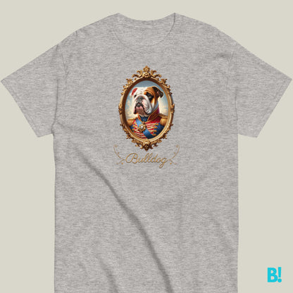 Bulldog Napoleon Dog Portrait T-shirt – 100% Cotton Bulldog lovers, celebrate your favorite breed with this charming Napoleon dog portrait T-shirt. Soft cotton, available in 7 colors. Perfect for dog lovers! €29.50 B!NKY Comfywear