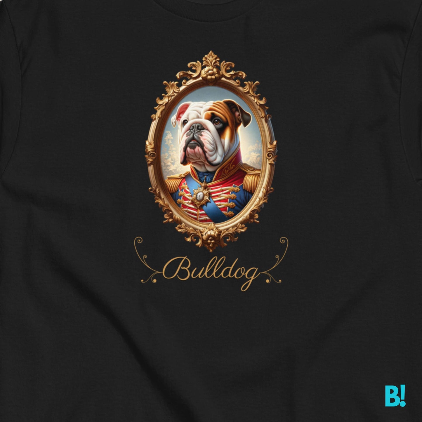 Bulldog Napoleon Dog Portrait T-shirt – 100% Cotton Bulldog lovers, celebrate your favorite breed with this charming Napoleon dog portrait T-shirt. Soft cotton, available in 7 colors. Perfect for dog lovers! €29.50 B!NKY Comfywear