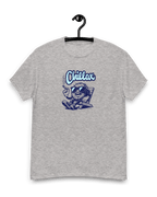 CHILLAX T-SHIRT featuring a cool design of a relaxed character wearing sunglasses and smoking.