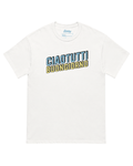 Ciao Tutti T-Shirt | Buongiorno Classic featuring bold lettering on a white t-shirt by Binky Comfywear.
