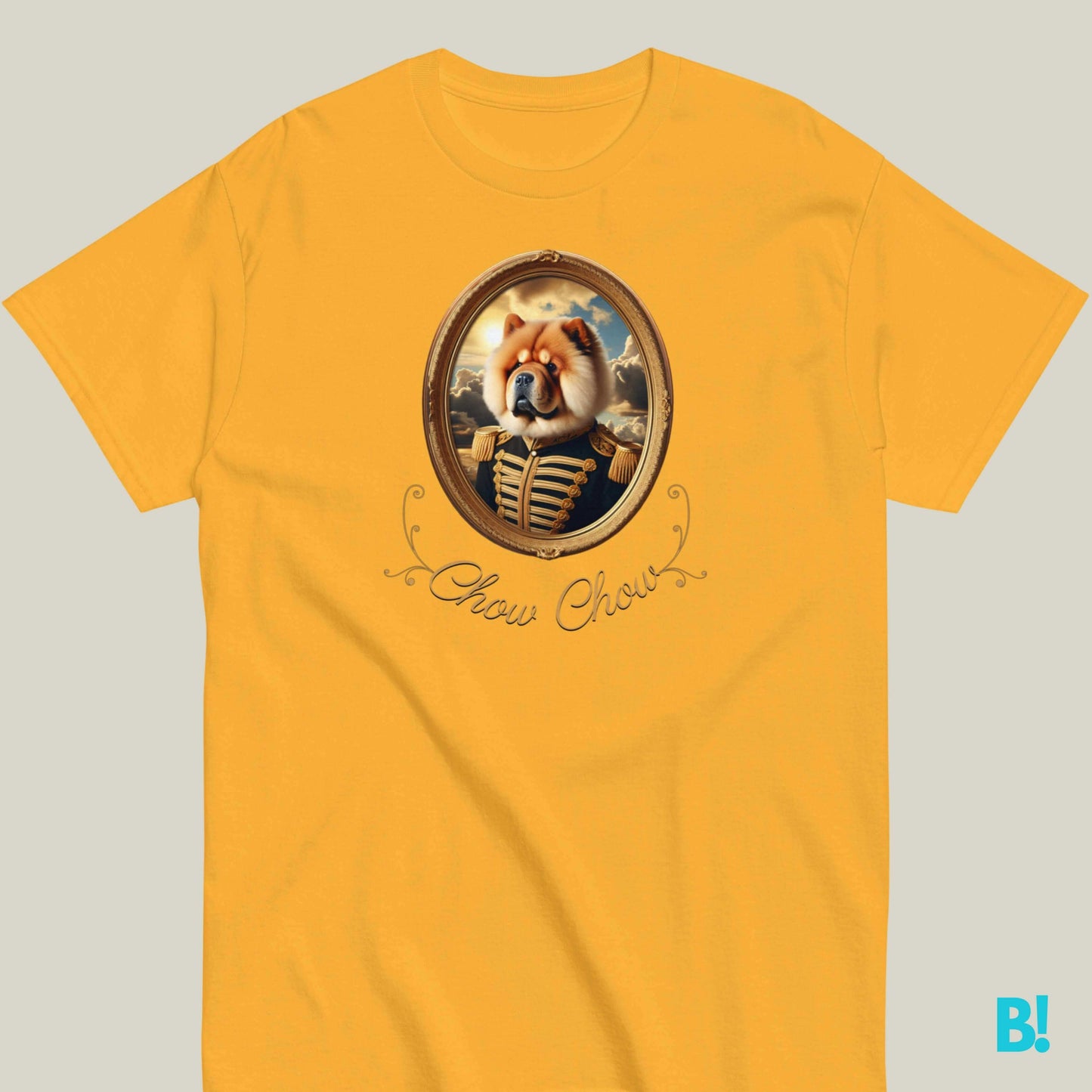 Chow Chow Napoleon Portrait T-shirt – 100% Cotton Chow Chow lovers, this unique Napoleon dog portrait T-shirt is for you! 100% cotton, 7 color options. Get cozy in style! €29.50 B!NKY Comfywear