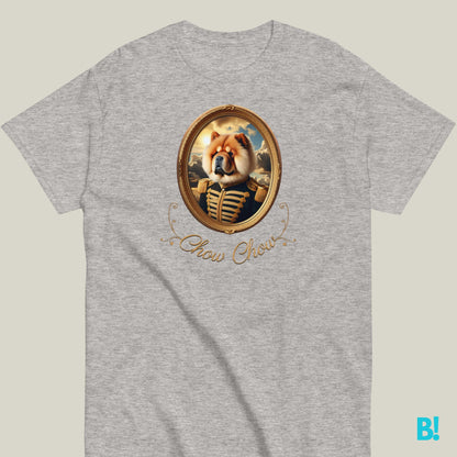 Chow Chow Napoleon Portrait T-shirt – 100% Cotton Chow Chow lovers, this unique Napoleon dog portrait T-shirt is for you! 100% cotton, 7 color options. Get cozy in style! €29.50 B!NKY Comfywear