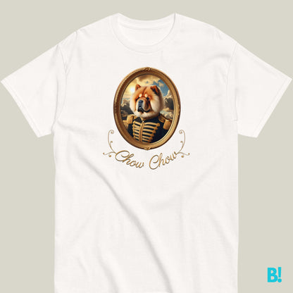 Chow Chow Napoleon Portrait T-shirt – 100% Cotton Chow Chow lovers, this unique Napoleon dog portrait T-shirt is for you! 100% cotton, 7 color options. Get cozy in style! €29.50 B!NKY Comfywear