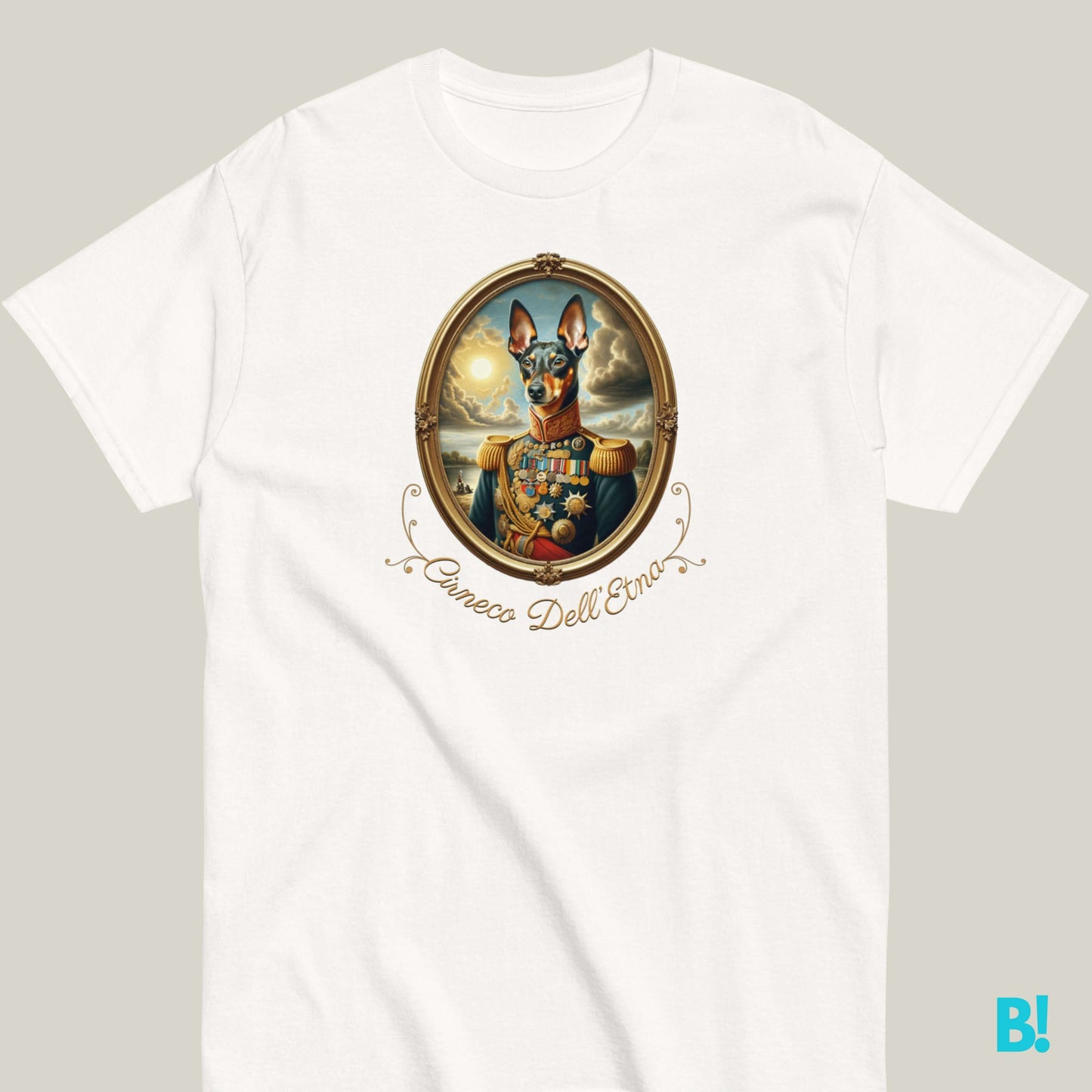 Cirneco Dell'Etna Napoleon T-shirt – 100% Cotton Celebrate your Cirneco Dell'Etna with this classy Napoleon dog portrait T-shirt. 100% cotton, available in 7 colors. Perfect for dog lovers! €29.50 B!NKY Comfywear