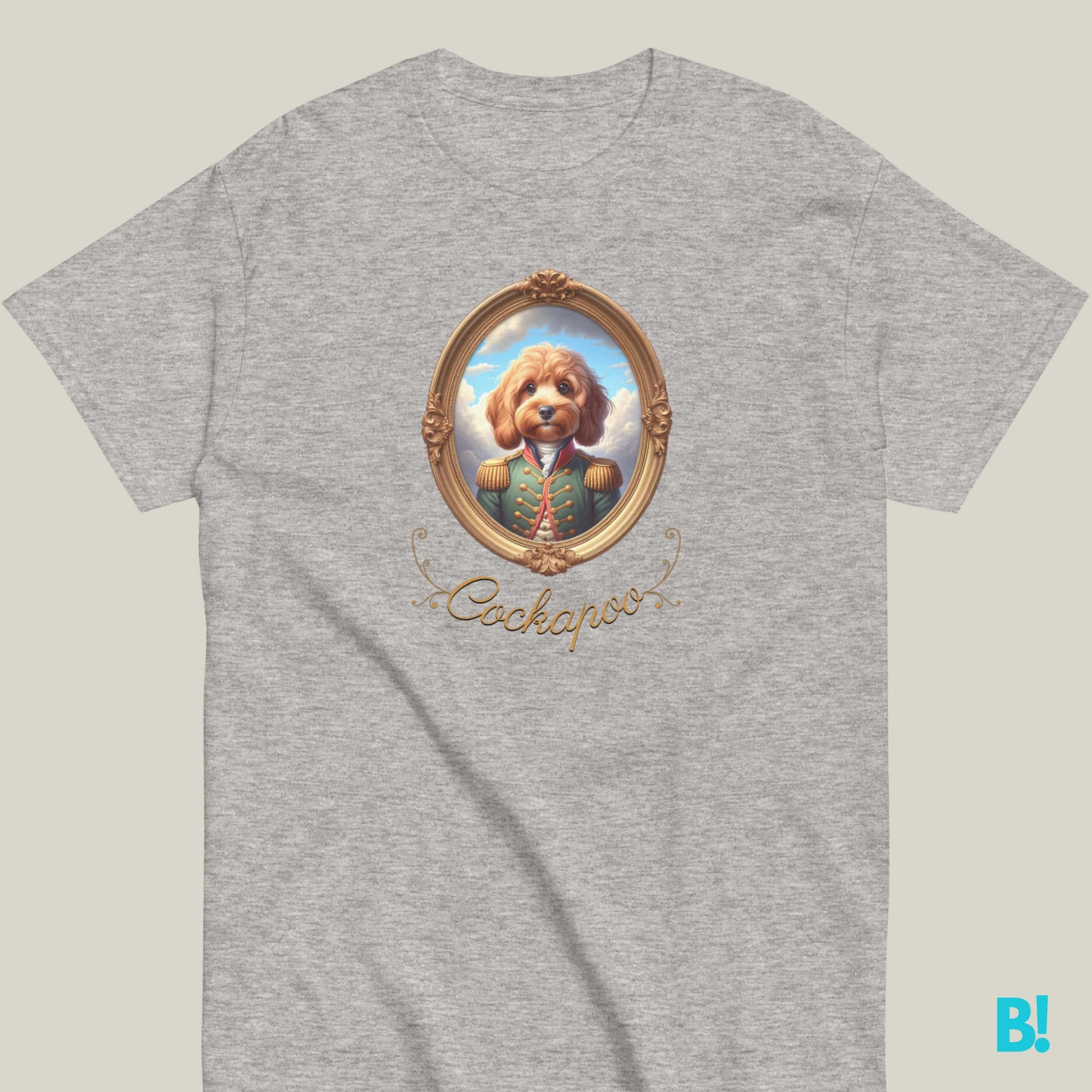 Cockapoo Napoleon Dog Portrait T-shirt – 100% Cotton Show off your Cockapoo love with this Napoleon dog portrait T-shirt. Made of 100% cotton, available in 7 colors. Order now for dog lovers! €29.50 B!NKY Comfywear