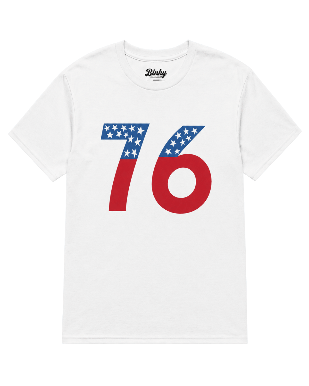 Delaware '76 T-Shirt | Old-school Americana featuring a vintage patriotic graphic design.