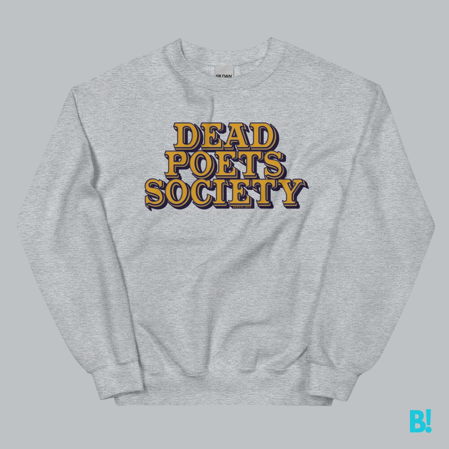 DEAD POETS SOCIETY Sweater for Literature Lovers Celebrate the power of words with our DEAD POETS SOCIETY sweater. Soft blend, perfect fit, available in multiple colors. Ideal for literature fans. €39.00 B!NKY Comfywear