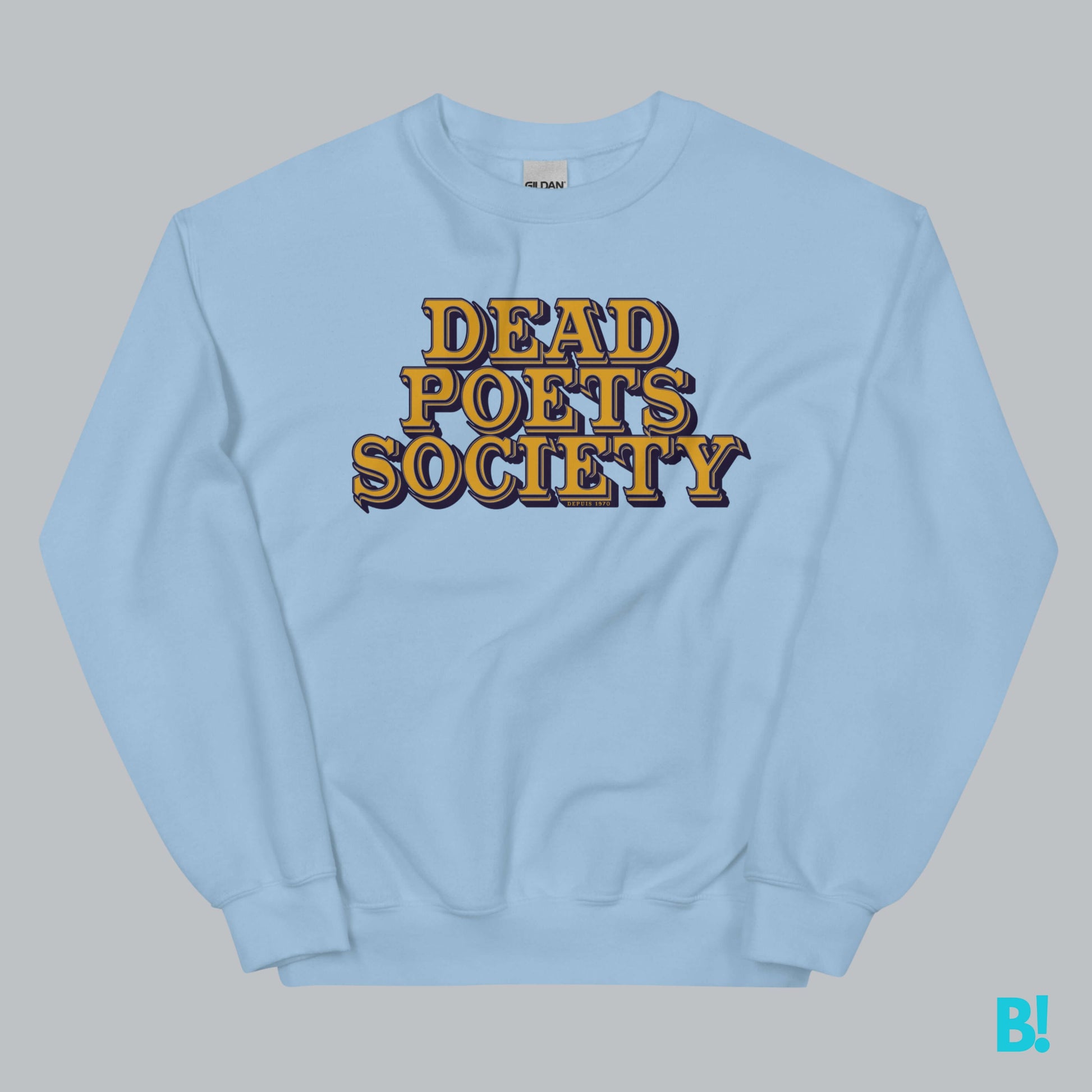 DEAD POETS SOCIETY Sweater for Literature Lovers Celebrate the power of words with our DEAD POETS SOCIETY sweater. Soft blend, perfect fit, available in multiple colors. Ideal for literature fans. €39.00 B!NKY Comfywear