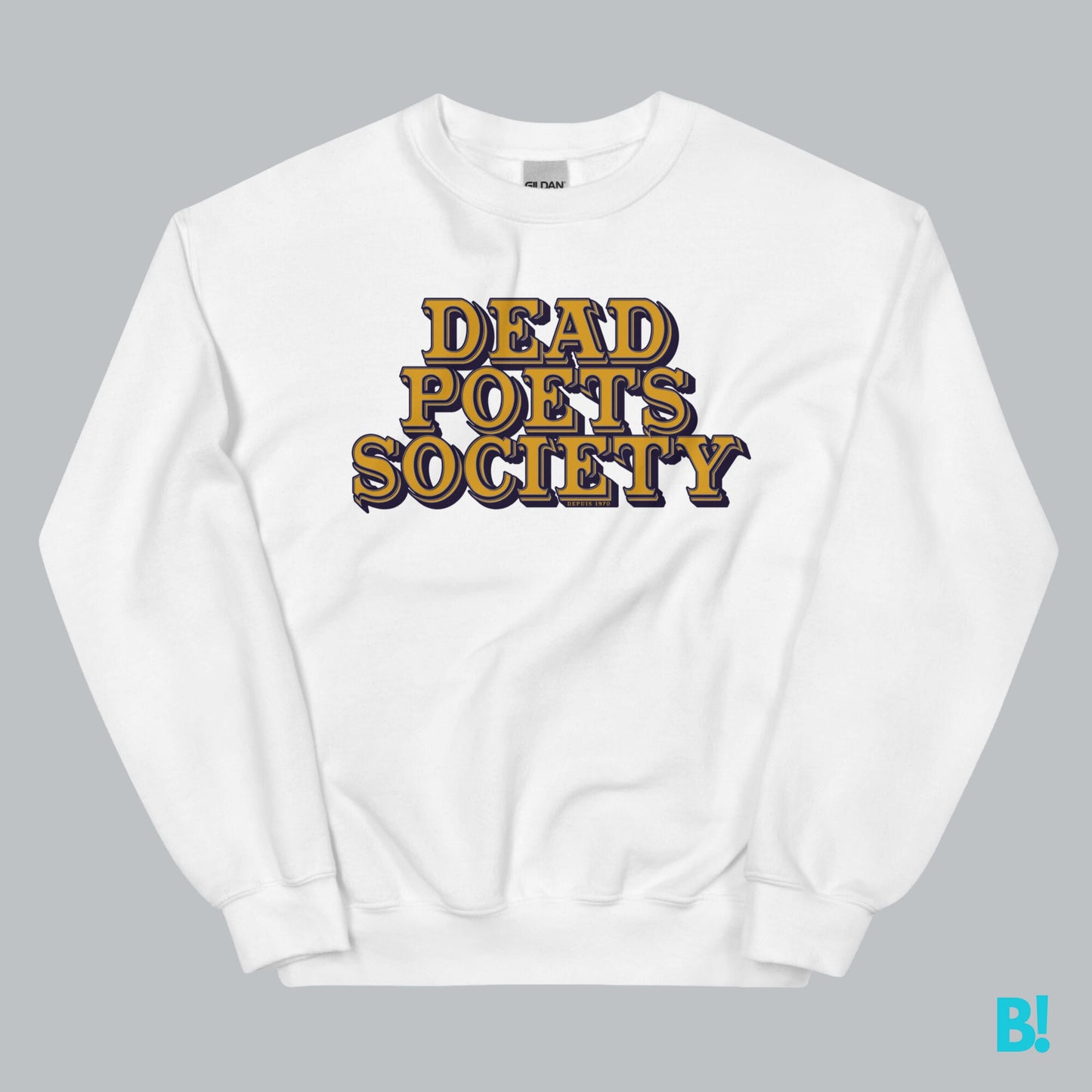 DEAD POETS SOCIETY Sweater for Literature Lovers Celebrate the power of words with our DEAD POETS SOCIETY sweater. Soft blend, perfect fit, available in multiple colors. Ideal for literature fans. €39.00 B!NKY Comfywear