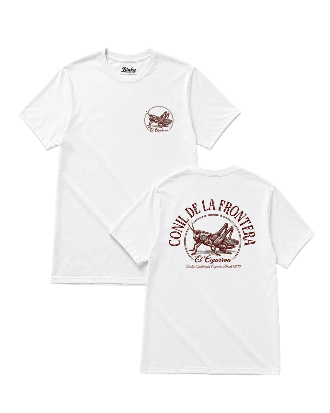 El Cigarron T-Shirt | Sun, Salt & Spirit featuring a design inspired by Conil de la Frontera.