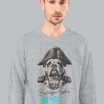  Maak een Stijlvol statement met de Bouledogue Anglais Sweater. Dit exclusieve, speelse ontwerp voegt een grappige twist toe aan een Zachte & Comfortabele trui, perfect voor elke dag.