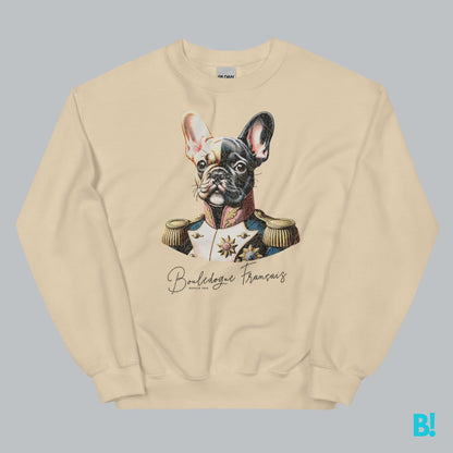 Wear the charm of the French Bulldog with the unique Bouledogue Français Sweater! Available in white, grey, light blue, and light pink, this sweater is a must-have for dog lovers.