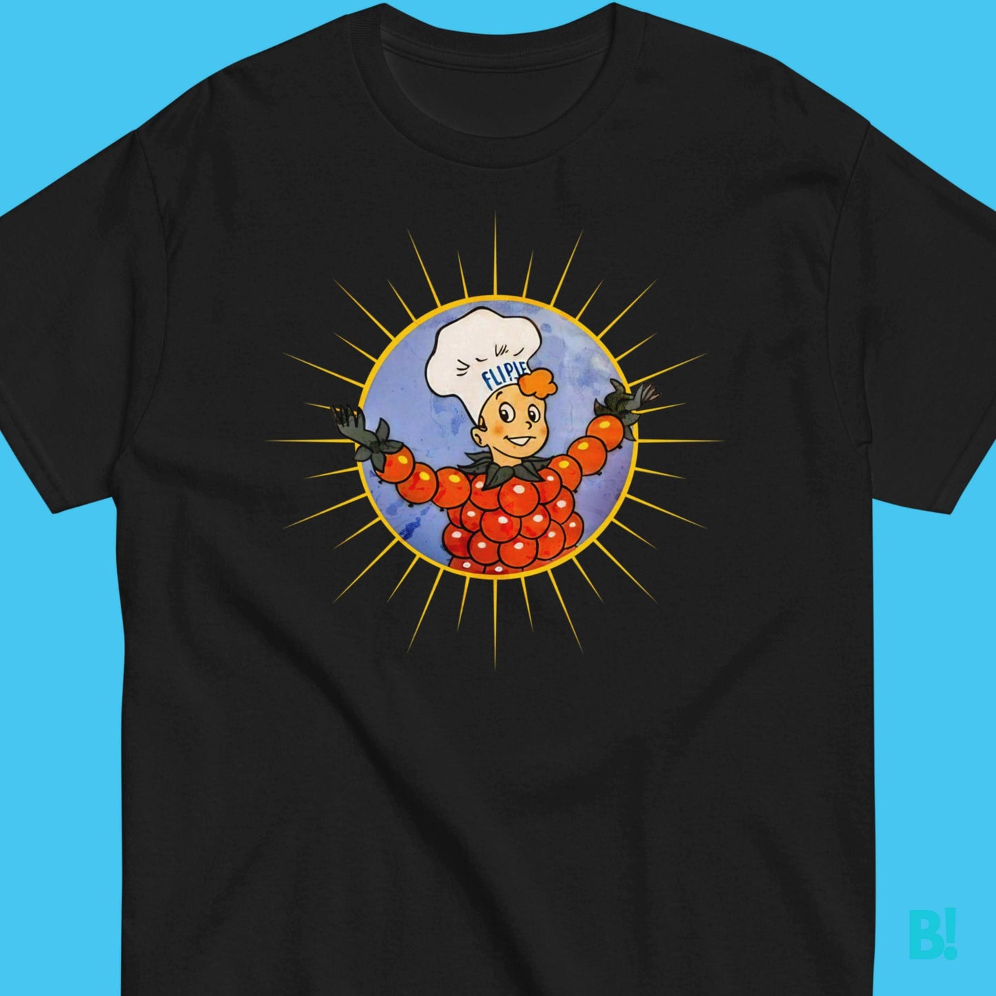 Flipje Mascot Nostalgic Vintage Dutch Logo Remake Print T-Shirt Get a Taste of real Dutch Nostalgia with our Flipje-inspired T-Shirt. Flaunt the Cute Iconic Dutch Red Berries Marmalade Mascot for a Sweet Twist on Style! • 100% Cotton• Unisex T-Shirt• Avai