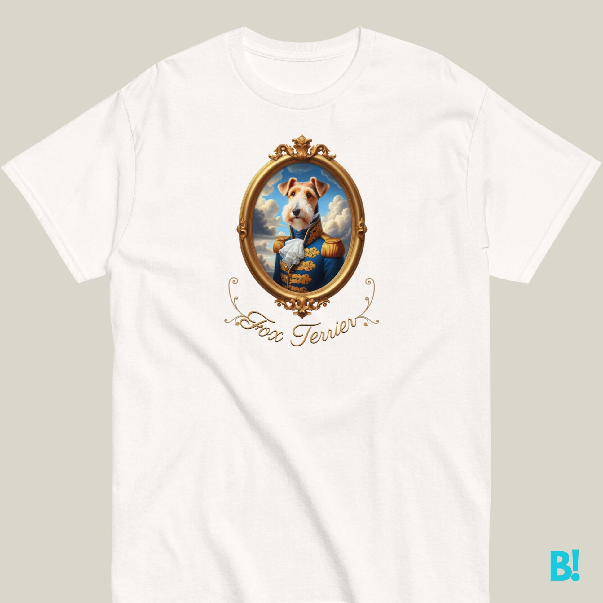 Fox Terrier Napoleon Dog Portrait T-shirt – 100% Cotton Love Fox Terriers? This Napoleon dog portrait T-shirt is for you! Soft cotton in 7 color options. Ideal for dog fans! €29.50 B!NKY Comfywear