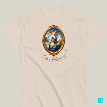 Fox Terrier Napoleon Dog Portrait T-shirt – 100% Cotton Love Fox Terriers? This Napoleon dog portrait T-shirt is for you! Soft cotton in 7 color options. Ideal for dog fans! €29.50 B!NKY Comfywear