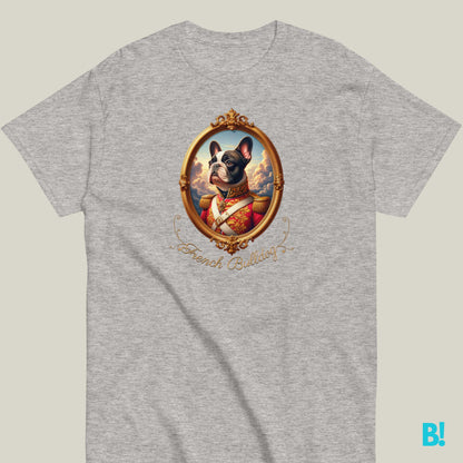 French Bulldog Napoleon Dog T-shirt – 100% Cotton Celebrate your French Bulldog with this charming Napoleon dog portrait T-shirt. Soft cotton, available in 7 colors. Perfect for Bulldog fans! €29.50 B!NKY Comfywear