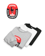 HOTEL KITZBÜHEL HEAVY SWEATER collection featuring logo and colors reflecting alpine heritage.