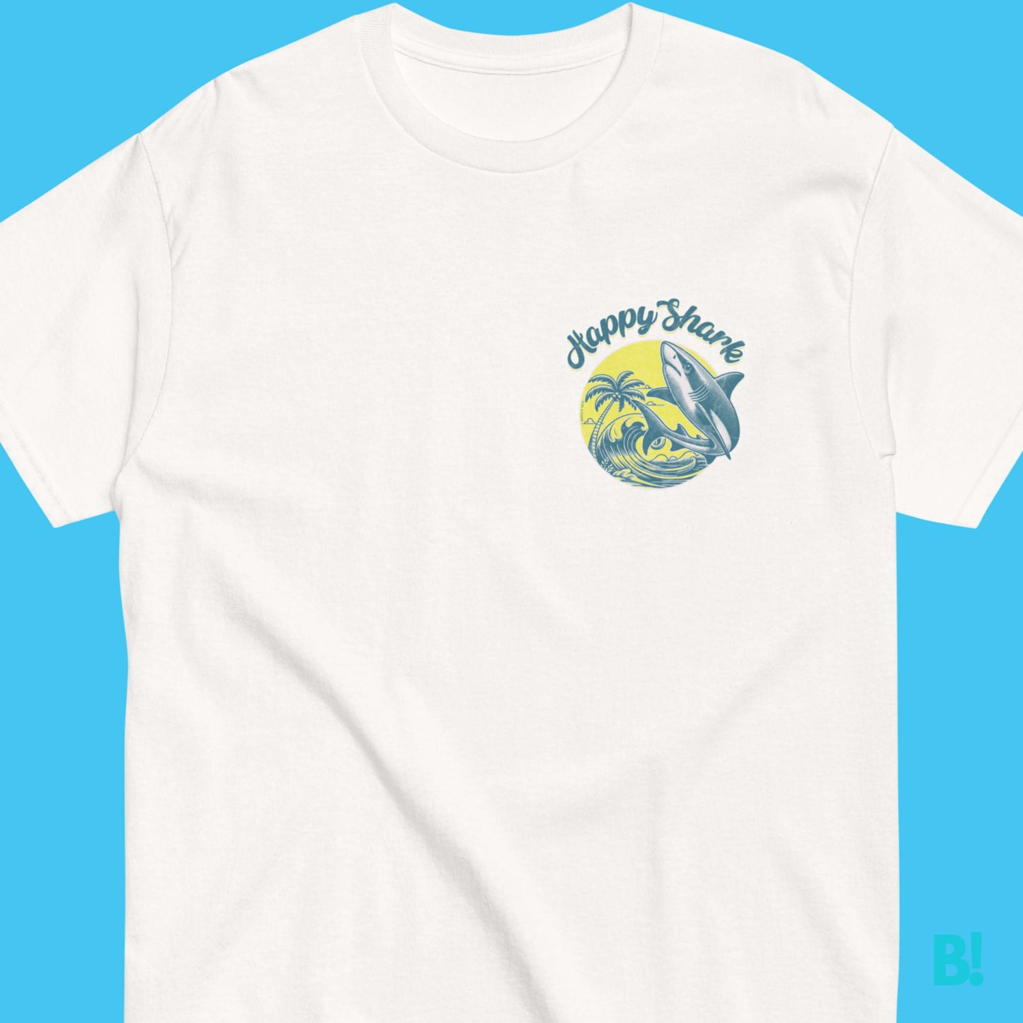 HAPPY SHARK Prosthetic T-Shirt - Cool & Comfy Wear Dive into style with HAPPY SHARK Prosthetic T-Shirts! 100% cotton, unisex, available in 4 colours & all sizes. Perfect for Bondi Beach vibes. €34.50 B!NKY Comfywear