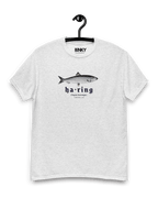 HERRING T-SHIRT featuring a stylish fish graphic, celebrating Dutch heritage in premium soft cotton.