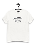 HERRING T-SHIRT featuring Dutch heritage design, Binky comfywear logo, and premium cotton fabric.